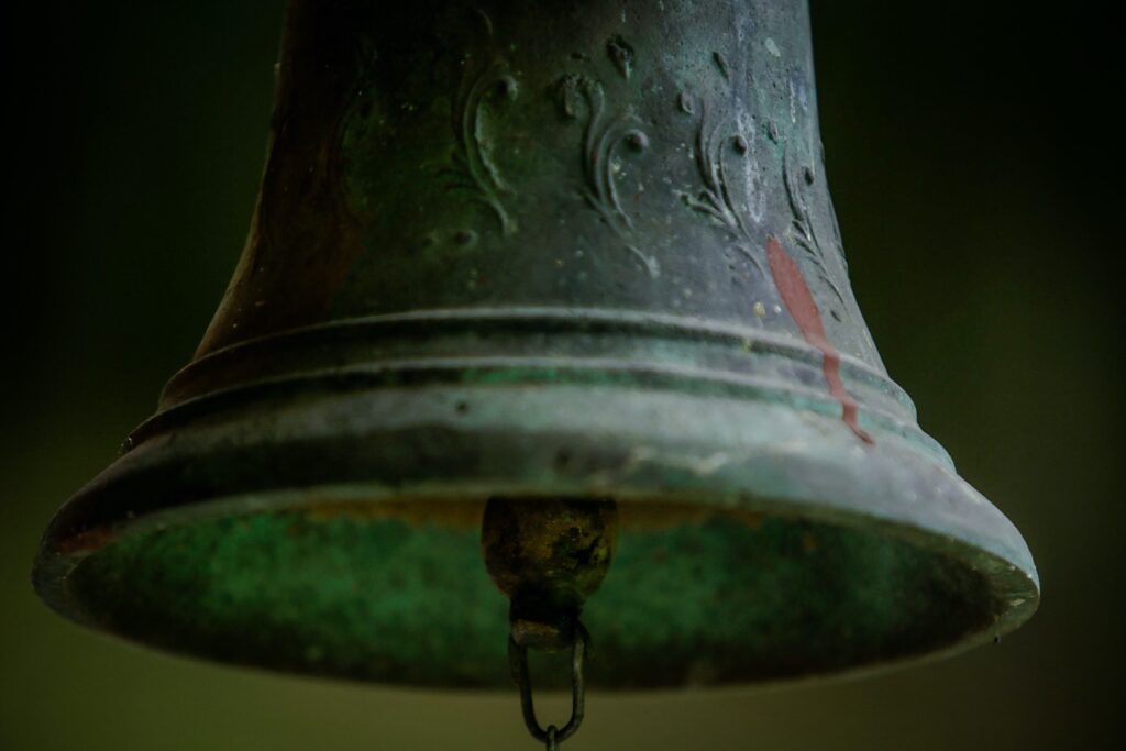 La campana de bronce del monasterio.